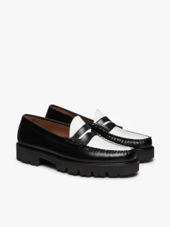 G.H.BASS Weejuns Super Lug Larson Penny Loafers Leather