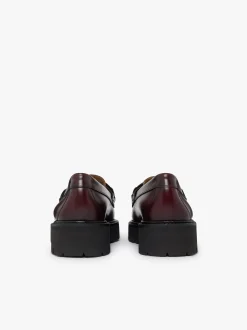 Women G.H.BASS Weejuns Super Lug Lianna Super Bit Loafers Leather