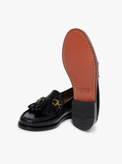 Women G.H.BASS Weejuns Tetra Tassel Loafers Leather