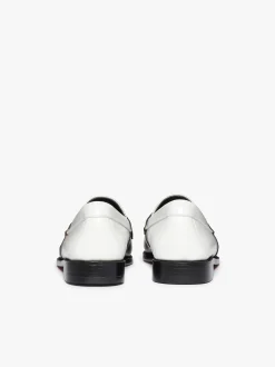 Women G.H.BASS Weejuns Two Tone Penny Loafers Leather