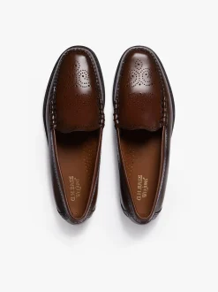 G.H.BASS Weejuns Venetian Brogue Loafers leather