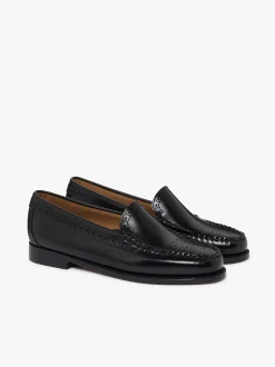 Women G.H.BASS Weejuns Venetian Brogue Loafers leather