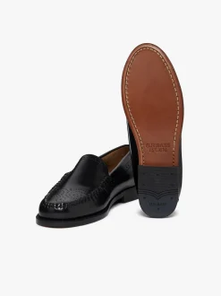 Women G.H.BASS Weejuns Venetian Brogue Loafers leather