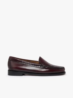 Women G.H.BASS Weejuns Venetian Brogue Loafers Leather