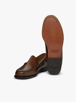 G.H.BASS Weejuns Venetian Loafers Whiskey Brown Leather